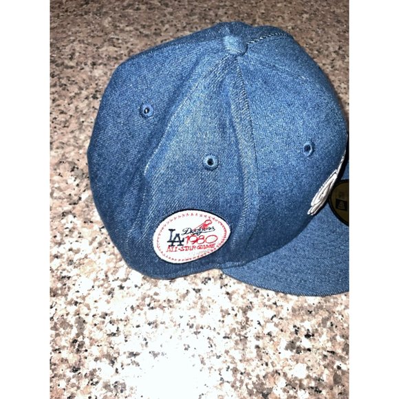 Men's LA Dodgers Denim Hat 7 1/2 - Picture 3 of 7